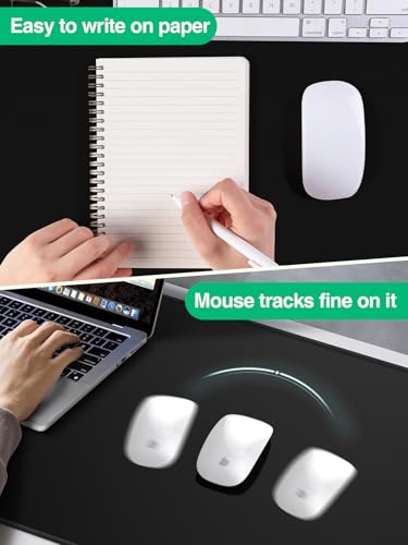 Mouse Pad with Magnetic Wireless Charging, Large Desk Mat, Non-Slip Mouse Mat, Keyboard Pad for Gaming, Desk, Office, PC - color: Black-Magnetic 3-Charge-31.5"x15.8"w/ Wall Charger