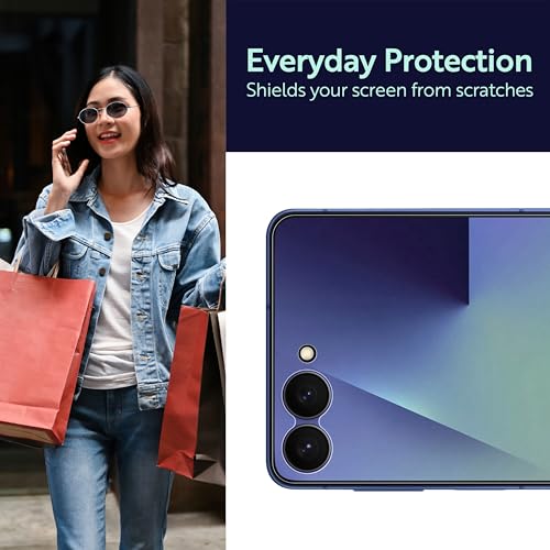 ArmorSuit 2+2 Pack for Samsung Galaxy Z Flip 7 Front Screen & Back Protector MilitaryShield HD Clear Film - Made in the USA