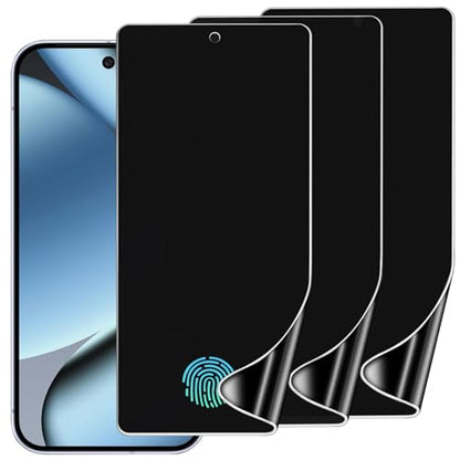 3 Pack Privacy Screen Protector for Google Pixel 10 Pro 6.3", Ultra-Thin Anti-Spy Soft TPU Hydrogel Protective Film for Google Pixel 10 Pro - Self-Healing, Touch Sensitive, Case Friendly - size: Google Pixel 10 Pro
