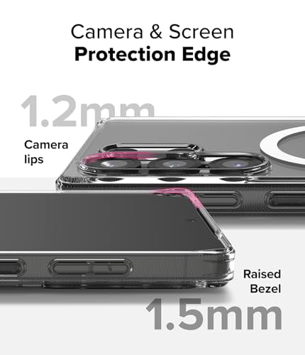 Ringke for Samsung Galaxy S25 Ultra Case [Fusion Magnetic Matte Clear] | Compatible with MagSafe, Oil & Dirt Resistant, Anti-Fingerprint Technology Prevents Oily Smudges, Feels Velvety Soft - size: Galaxy S25 Ultra