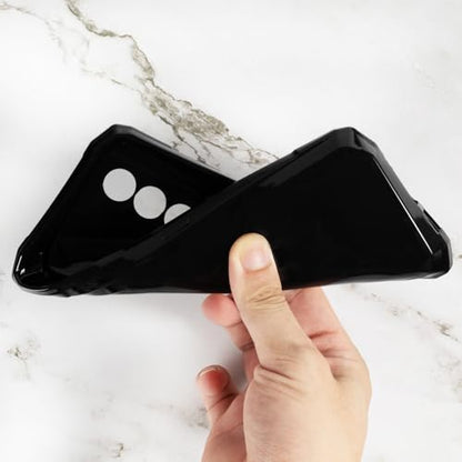 Protective Case for Doogee Blade 10 Power - Black | 6.56" Slim Shockproof Bumper Back Cover Anti-Scratch Flexible TPU Shell, Grip-Friendly - color: Black