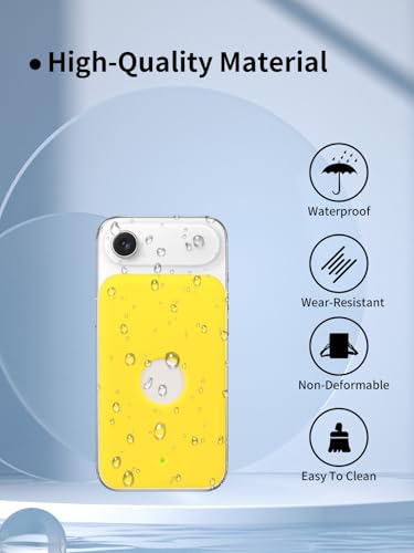 Compatible with Apple iPhone Air MagSafe Battery,UYRUREL Premium Silicone Shockproof Protection Ultra-Thin Design, Comfortable and Skin-Friendly,Yellow. - color: Yellow