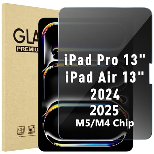 ProCase 1 Pack Privacy Screen Protector for 13" iPad Pro/Air - size: iPad Pro 13" (M5) / (M4)/ iPad Air 13" (M2)