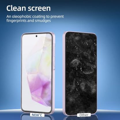 NEW'C 3 Pack Designed for Samsung Galaxy A56 5G / A36 5G Screen Protector Tempered Glass,Case Friendly Ultra Resistant - size: A36 5G 6.7 inches
