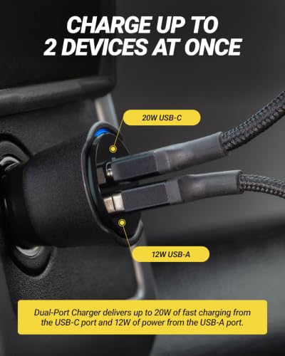 Scosche PowerVolt Power Delivery 32W Dual Port USB-C Car Charger Adapter - size: Dual Port, style: 32W