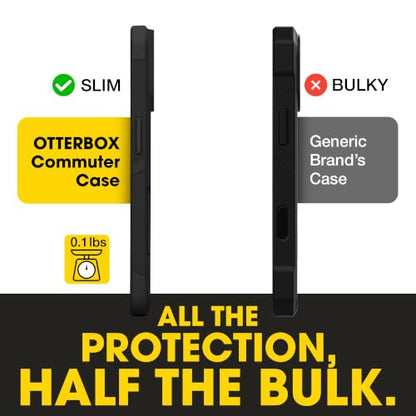 OtterBox iPhone 16 Pro Max – Commuter Series Slim MagSafe Case - Foxberry | 3X Military Drop Protection - Dual-Layer Design - Pocket-Friendly - Raised Edges - Port Covers - Non-Retail Packaging - color: Foxberry