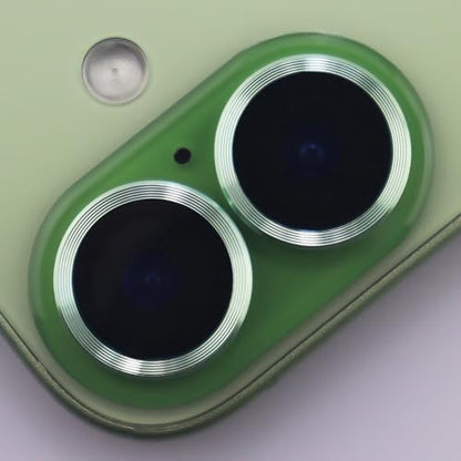 for iPhone 17 Camera Lens Protector Metal Tempered Glass Screen Accessories Cover (Green) - color: Green