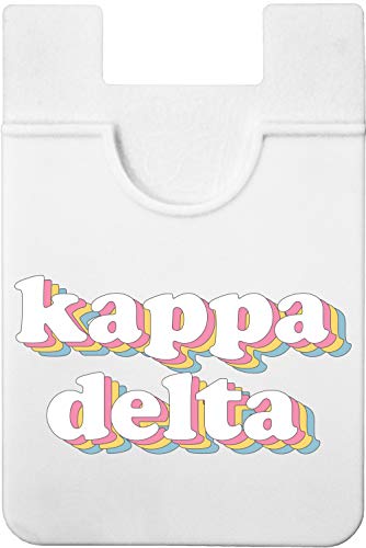 Sorority Shop Kappa Delta Koala Pouch - Retro Design Card Holder For Phone Case- Phone Wallet Stick On - Ultra-Thin and Lightweight Phone Case Wallet - Holds Cards and Cash - size: 2.25"W x 3.25"L