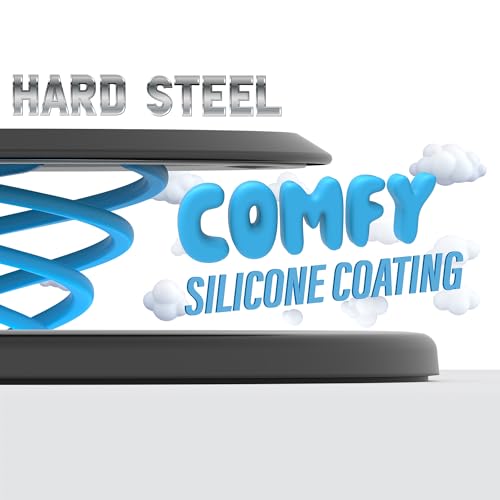 Tango Ultra Thin Grip for MagSafe: One Hand Open, Stand, 10x Expandable, Space Grade Steel, Removable for Wireless Charging. Half The Thickness, Twice The Fidget - Matte Black