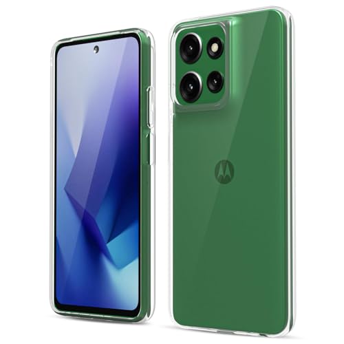 oakxco for Motorola Moto G Power 2025/ G Power 2026 Phone Case Clear, Cute Thin Slim Grip Soft Rubber Gel for Women Men, Smooth Matte TPU Plain Bright Color Girly Case & Camera Cover, Clear - color: Clear, size: Moto G Power 2025/ Moto G Power 2026