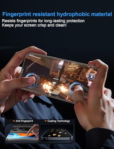 OneFish 360 Privacy Screen Protector for iPhone 13 Pro Max / 14 Plus,2Pack | 4-Way Anti-Spy 9H Tempered Glass, 3D Curved Edges, Scratch Resistant ，Case-Friendly & Easy Installation ， Anti-Fingerprint - size: iPhone 13 Pro Max