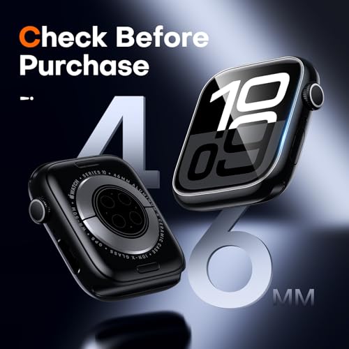 LK LϟK [8 pack] for Apple Watch Series 11/10 Screen Protector 46mm - size: Series 11/10 46mm Protector