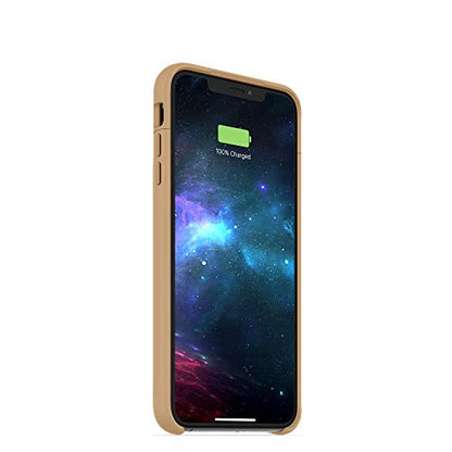 mophie 401002837 Juice Pack Access - Ultra-Slim Wireless Battery Case - Made For Apple iPhone Xs Max (2,200mAh) - Gold - color: Gold