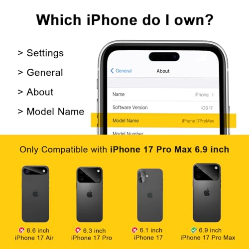 for Case iPhone 17 Pro Max Case with Belt Clip Holster Heavy Duty Black | Protective iPhone 17 ProMax Case Kickstand Shockproof Dustproof Port Sturdy Defender Cover for iPhone 17 Pro Max Cases Black - color: Black