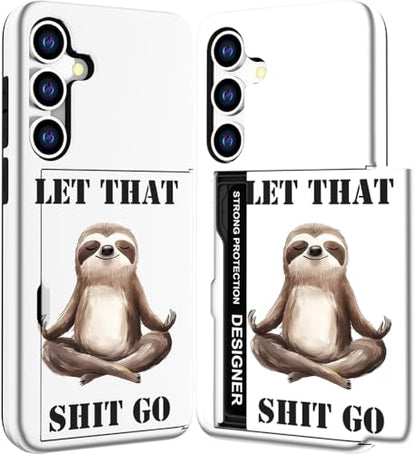 for Samsung Galaxy S24 / S25 Case - Brown Sloth Deco - color: Brown Sloth Deco