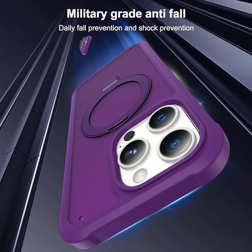 Compatible with iPhone 13 Pro Case with Stand 6.1",Purple - color: Purple, size: Iphone 13 Pro