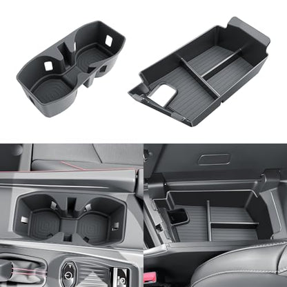 SKTU Upgrade 2Pack 2024-2027 Charger Center Console Organizer Cup Holder - color: 2Pack for Charger CUP & Armrest
