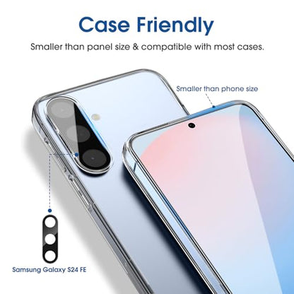 amFilm OneTouch for Samsung Galaxy S24 FE Screen Protector Tempered Glass - size: S24FE-6.7"