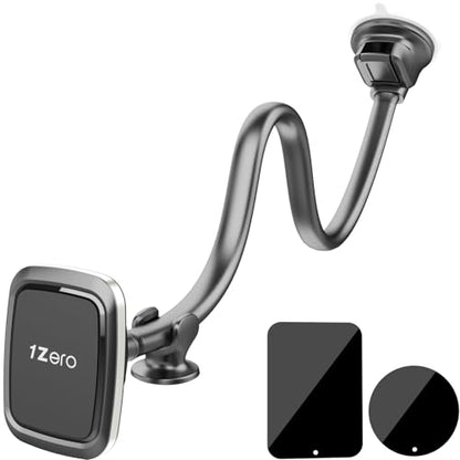 1Zero Magnetic Phone Car Mount 14-Inch Gooseneck Long Arm Extension - color: Magnetic Phone Mount