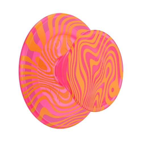 PopSockets Phone Grip for MagSafe, Magnetic Holder- Swirl Orange - color: Swirl Orange, style: MagSafe