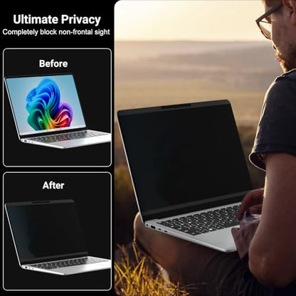 360°Privacy Screen for Microsoft Surface Laptop 7 13.8 inch - size: For Surface Laptop 7 13.8 Inch