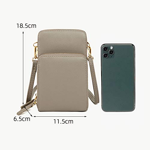 Touch Screen Phone Bag,Crossbody Cellphone Purse RFID Blocking Card Holder Wallet Small Shoulder Bags for Women