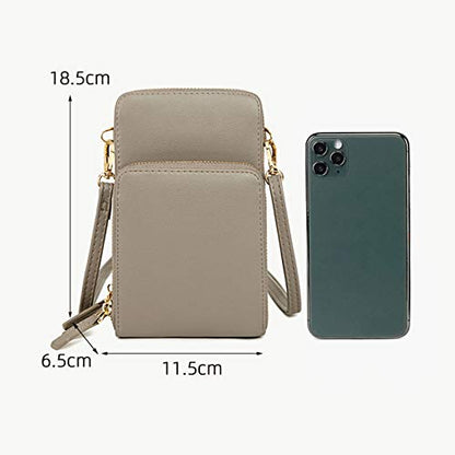 Touch Screen Phone Bag,Crossbody Cellphone Purse RFID Blocking Card Holder Wallet Small Shoulder Bags for Women