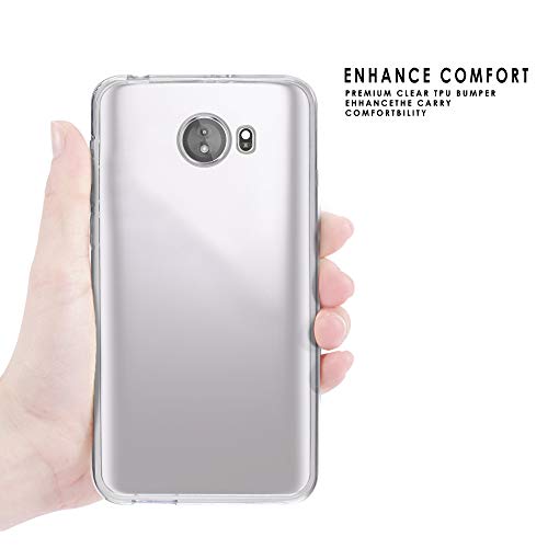 Compatible with GreatCall Jitterbug Smart2 (5.5” Screen) Smartphone Compatible with Seniors/Phone Skin Case Slim - color: Clear