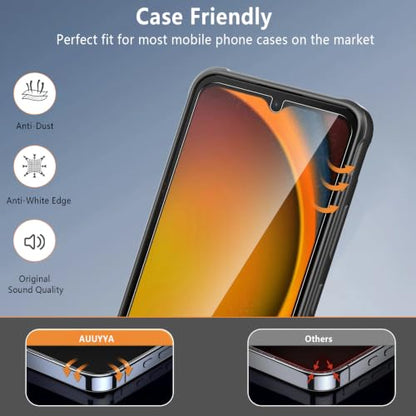 4-Pack for Samsung Galaxy X Cover 7 pro Screen Protector Tempered Glass, 9H Hardness Anti-Fingerprint Bubble-Free Anti Scratch, Ultra Drop Protection Film for Galaxy X Cover 7 pro - size: Samsung Galaxy X Cover 7 Pro