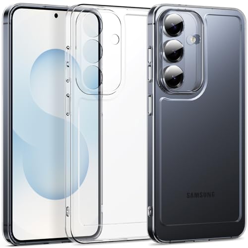 Compatible with Samsung Galaxy S26 Plus Case, Ultra [Slim Thin] Flexible Clear TPU [Scratch-Resistant] Gel Rubber Soft Skin Silicone Protective Phone Case Cover for Galaxy S26 Plus (Clear) - size: S26 Plus