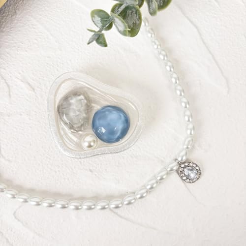 Light Blue Lrregular Gemstones Expandable Collapsible Grip, for with Kindle E-Readers, iPhones and Smartphones,Rotating Folding Elastic Base, A Gift for Book Lover
