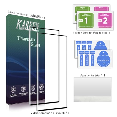KAREEN Screen Protector for Samsung Galaxy S23 Ultra Tempered Glass Film - size: Samsung S23 Ultra