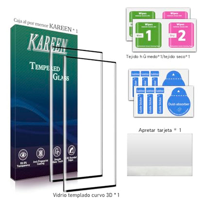 KAREEN Screen Protector for Samsung Galaxy S23 Ultra Tempered Glass Film - size: Samsung S23 Ultra