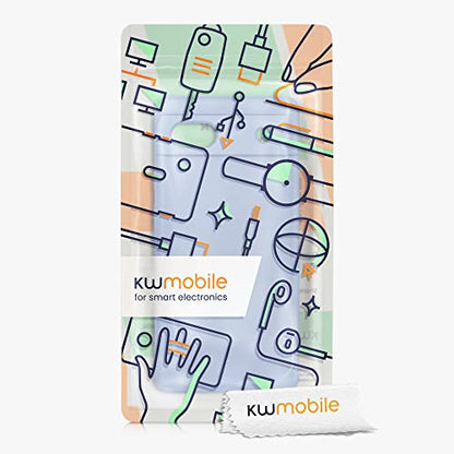 kwmobile Case Compatible with Google Pixel 6a Case - TPU Silicone Phone Cover with Soft Finish - Light Blue - color: light blue, size: Pixel 6a