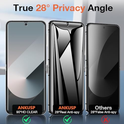 [2 Pack] for Motorola Razr Ultra 2026/2025 Privacy Screen Protector [Matte] - size: for Motorola Razr Ultra 2025