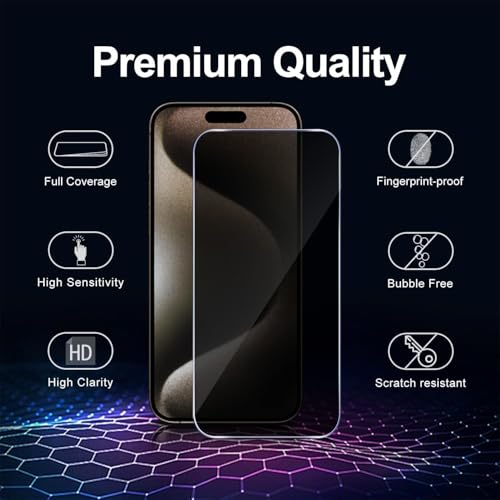 Privacy Case for iPhone 16 Pro Max,Magnetic iPhone 16 ProMax Phone Case Clear with Privacy Screen Protector & Camera Protector [Compatible with MagSafe] Shockproof Slim Cover for iPhone 16 Max - size: iPhone 16 Pro Max