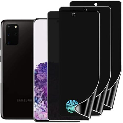 TPU Privacy Screen Protector for Samsung Galaxy S20 Plus, 3 Pack - size: Samsung Galaxy S20 Plus