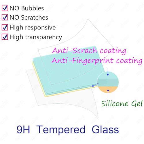ULBTER Screen Protector for DJI OSMO Action 6 + Lens cap Cover [2+6 Pieces] - size: Action 6