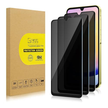 3 Pack Privacy Screen Protector for Samsung Galaxy A25 5G - color: Samsung Galaxy A25