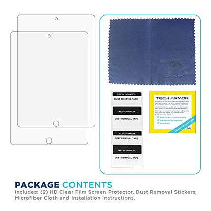 Tech Armor for iPad 10.2 (2021, 2020), Anti-Glare Screen Protector 2 Pack