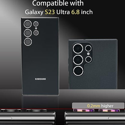 Camera Lens Protector for Samsung Galaxy S23 Ultra, Silver - color: Silver
