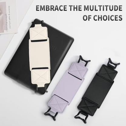 Moko 2 Pack Hand Strap for 6-8" Kindle eReaders Tablets, Lavender+Cream - color: Lavender+Cream