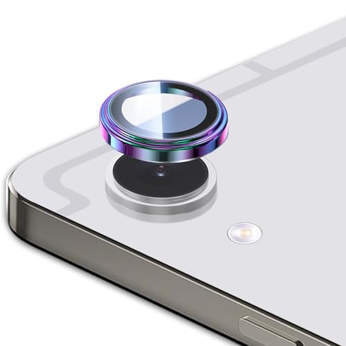 Zeking (2 Set) Camera Lens Protector Compatible with Samsung Galaxy Tab S11 Ultra, Scratch-Resistant HD Clarity Ultra-Thin 9H Tempered Glass with Aluminum Edging, Individual Metal Lens Cover (Color) - color: Colorful