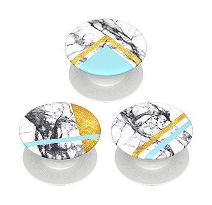 PopSockets PopMinis: Mini Grips for Phones & Tablets (3 Pack) - Marble Glam