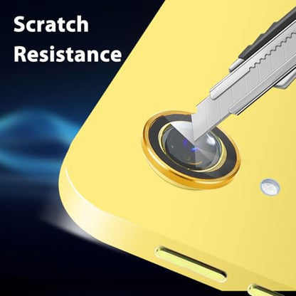 Zeking (2 Set for iPad 11 A16 2025 Camera Lens Protector, Scratch-Resistant HD Clarity Ultra-Thin 9H Tempered Glass with Aluminum Edging, Individual Metal Lens Cover(Gold) - color: Gold