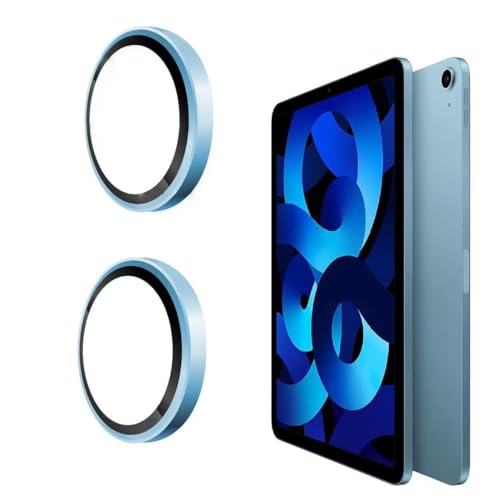 For iPad Air 13 & 11 Inch Camera Lens Protector Tempered Glass (M4) 2026 / 7th (M3) 2025 / 6th (M2) 2024- 2 Packs -Compatible with iPad 11th A16,iPad Mini 7 / Mini 6, iPad Air 2020/2022,iPad 10th Gen-Blue - color: Blue