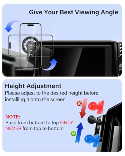 SKYLOTEC Magnetic Phone Holder for Chevy Malibu 2016-2025/Equinox 2018-2024 - color: Magnetic, size: 2016-2025 Chevy Malibu/2018-2024 Equinox | 8-Inch