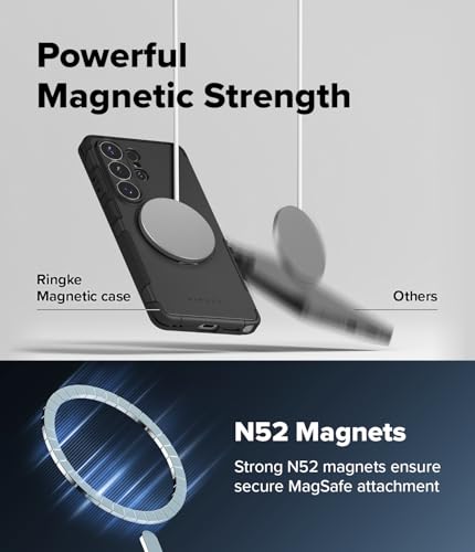 Ringke for Samsung Galaxy S26 Ultra Case [Alles Black] | Compatible with MagSafe, 360° Rotating Kickstand, Enhanced Camera Lens Protection, Powerful Magnet - color: Black, size: Galaxy S26 Ultra