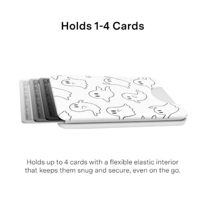 VELVET CAVIAR compatible with MagSafe Wallet - Magnetic Card Holder - color: Ghosted