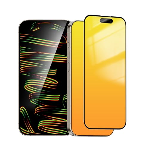 Privacy Screen Protector for iPhone 17 Pro Max 2 Pack (Gold) - color: for iPhone 17 Pro Max (Gold)